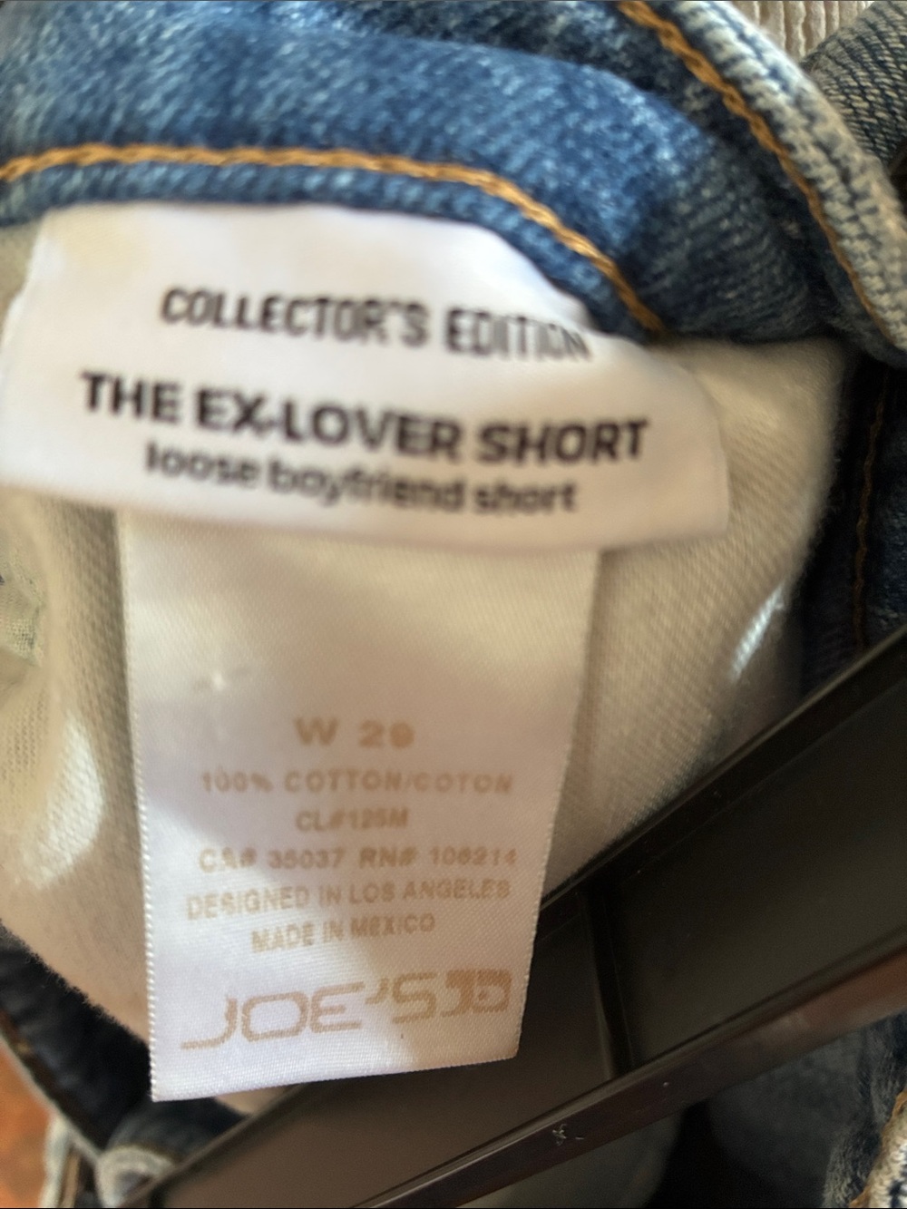 Joe's Jeans Light Blue Distressed Denim Shorts - Picture 6 of 11